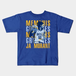 Ja Morant Pop Art Graphic Kids T-Shirt